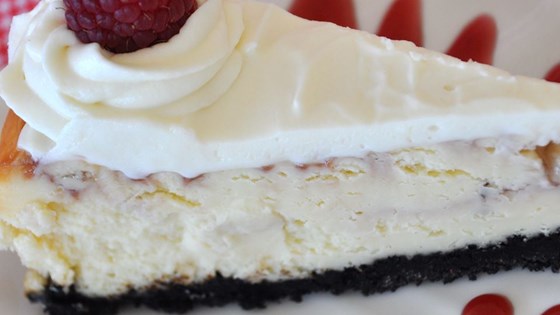 White Chocolate Raspberry Cheesecake