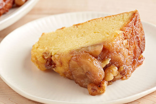 Sour Cream-Banana Upside-Down Cake