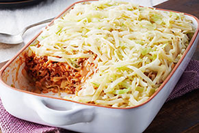 Easy Layered Cabbage Casserole