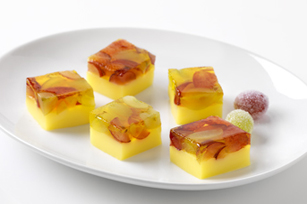 Layered Lemon-Grape Bites