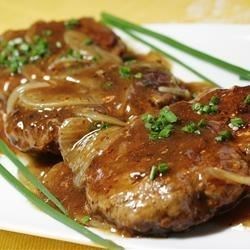 Hamburger Steak with Onions and Gravy