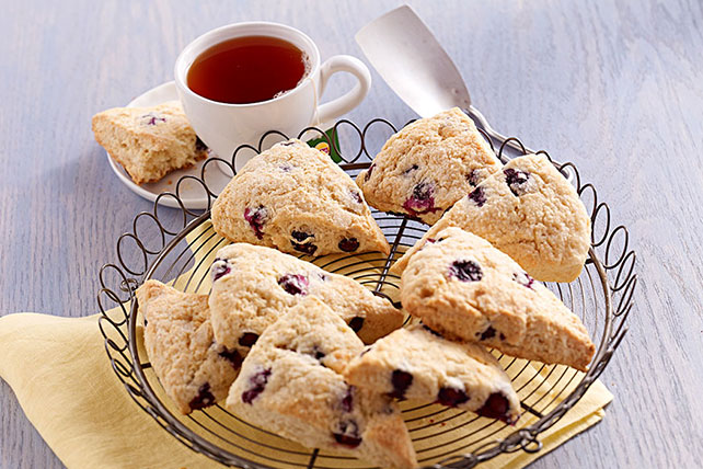 Blueberry-White Chocolate Chunk Scones