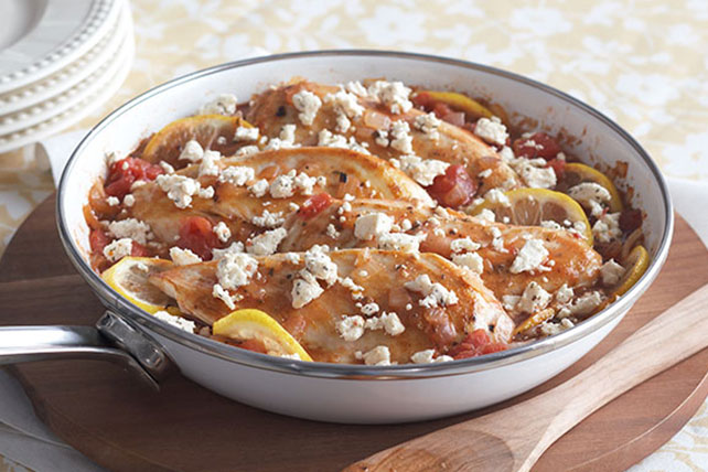 Chicken with Tomatoes & Feta