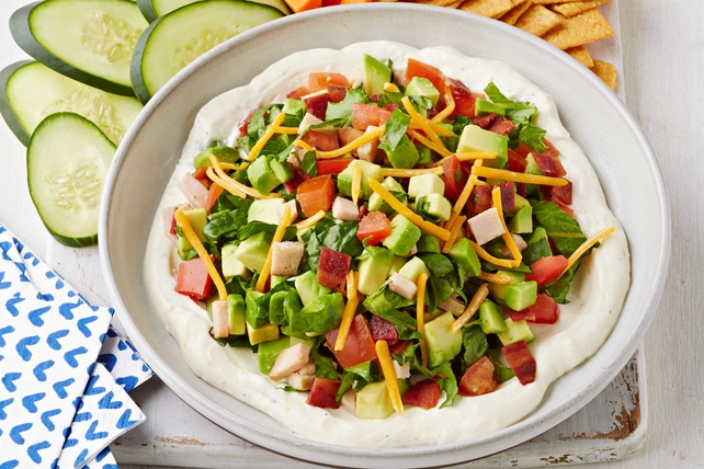 Deconstructed Turkey Cobb Salad Dip