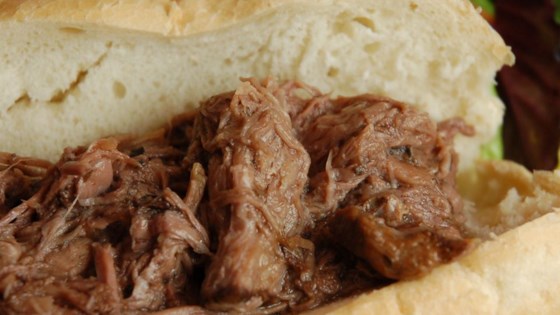 Slow Cooker Italian Beef for Sandwiches