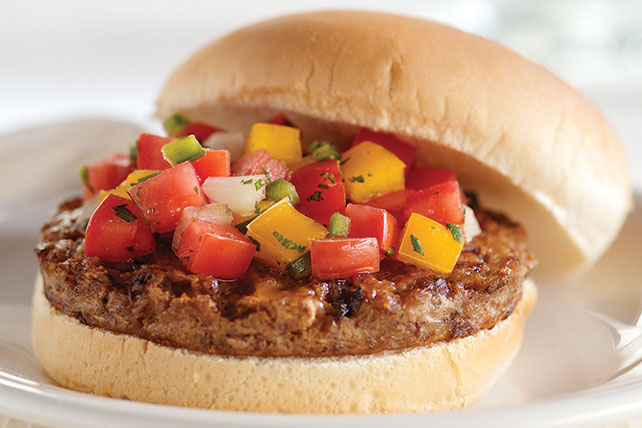 BOCA Burgers with Salsa Fresca