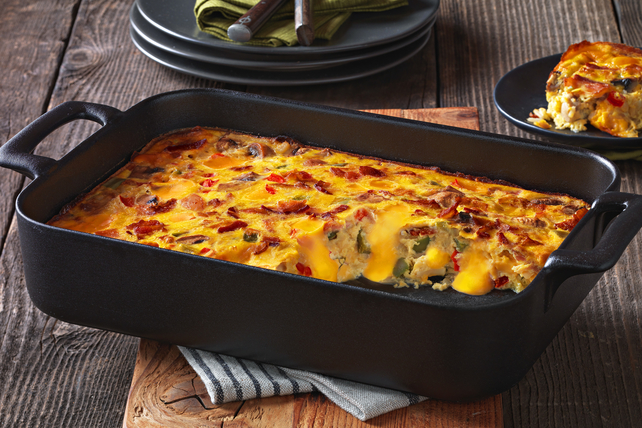 VELVEETA® Cheesy Bacon Brunch Casserole