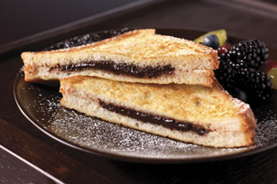 Peanut Butter-Chocolate French Toast
