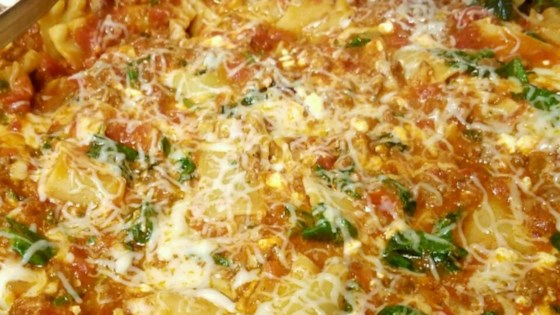 Skillet Spinach Lasagna