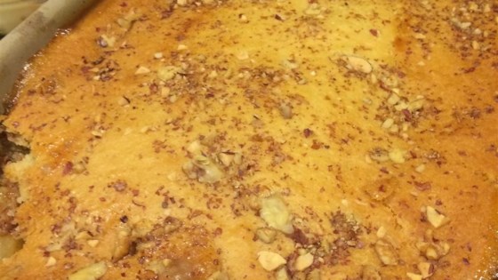 Canadian Honey Apple Walnut Cobbler