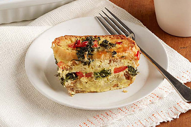 Cheese & Veggie Egg Bake