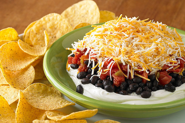 Layered Black Bean Dip