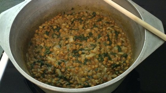 Indian Dahl with Spinach