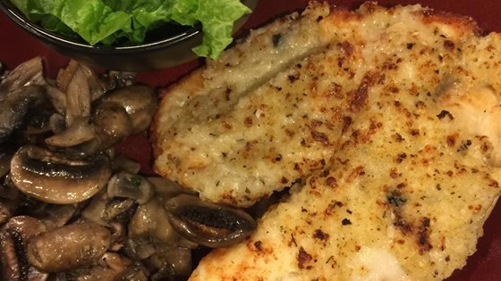 Healthier Broiled Tilapia Parmesan