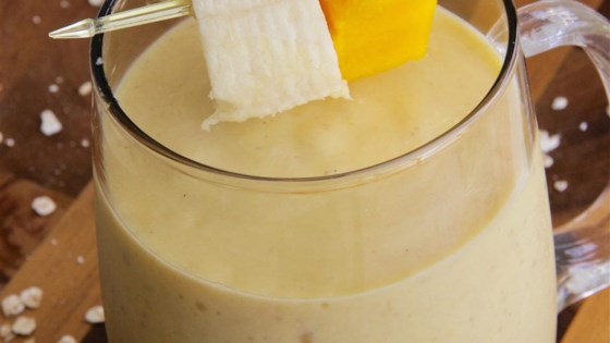 Mango Oatmeal Breakfast Smoothie