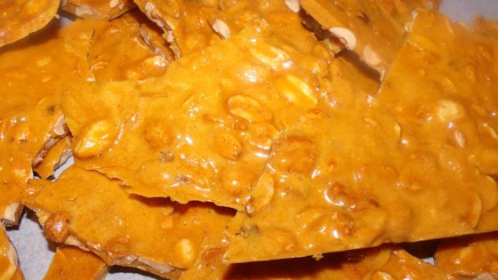 Easy Microwave Peanut Brittle