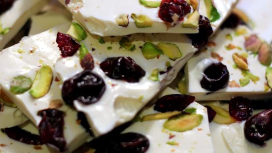 Cherry-Pistachio Bark