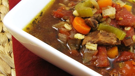 Beef Barley Vegetable Soup