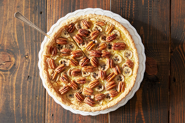 Banana Pecan Caramel Tart