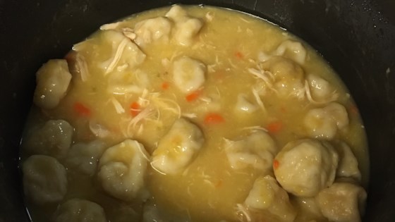 Super Easy Chicken and Dumplings