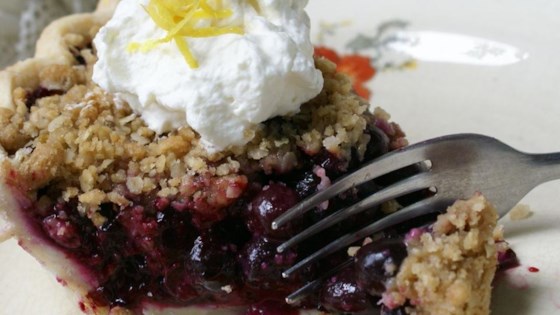 Blueberry Crumb Pie