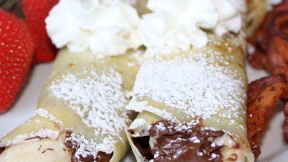 Chocolate Hazelnut Fruit Crepes