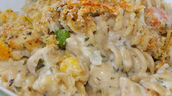 Chicken and Pasta Casserole with Mixed Vegetables