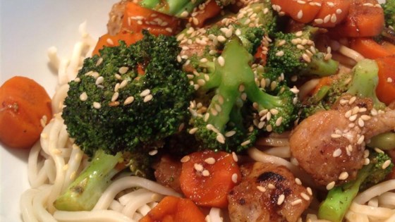 Pork, Apple, and Ginger Stir-Fry with Hoisin Sauce