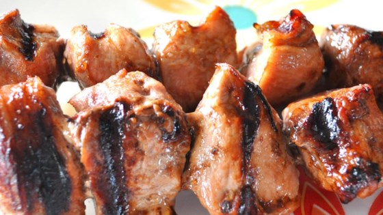 Fiery Pork Skewers