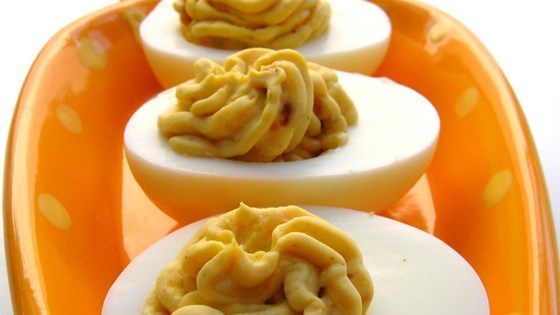 Bacon Cheddar Deviled Eggs