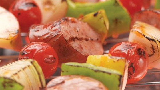 Smoked Sausage Kabobs
