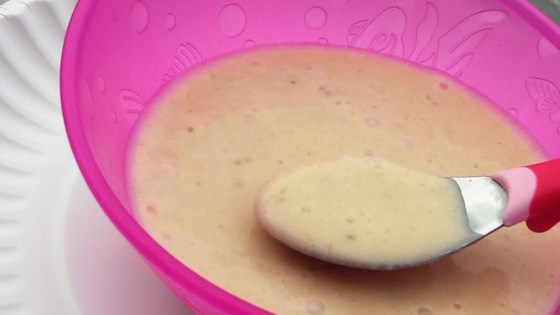 Creamed Banana Baby Food 