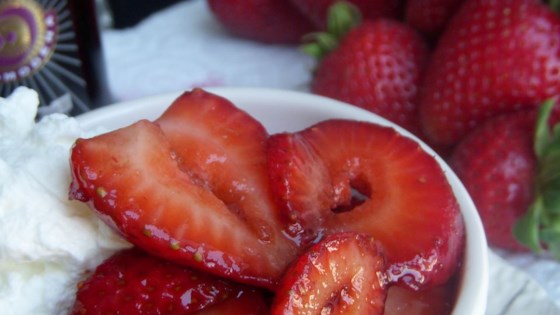 Strawberries with Balsamic Vinegar