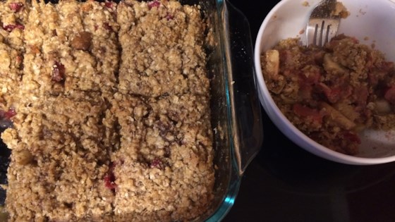 Apple Rhubarb Crisp