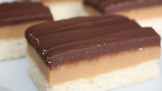 Caramel Shortbread Squares