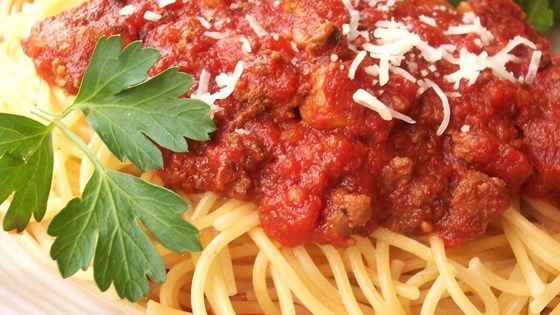 Meat-Lover's Slow Cooker Spaghetti Sauce