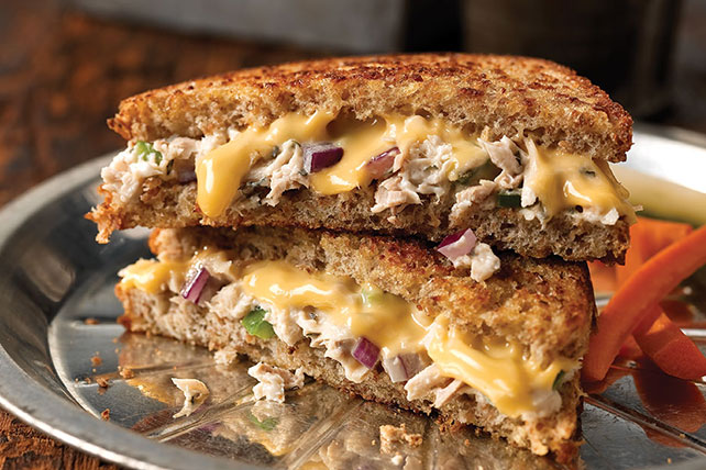 Crunchy Garden Tuna Melts