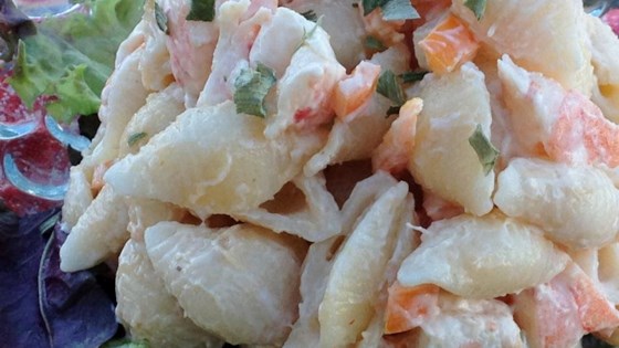 Shrimp and Pasta Shell Salad