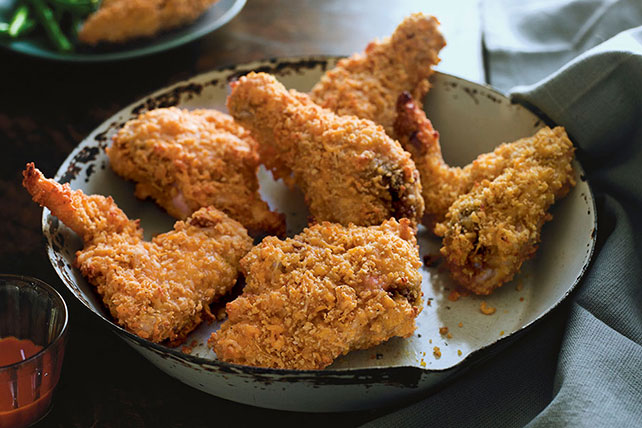 "Oven-Fried" Four Cheese Chicken