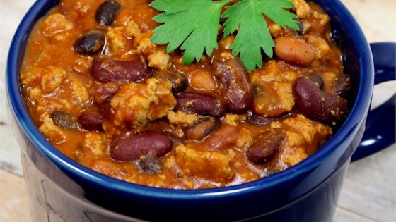 Laura's Quick Slow Cooker Turkey Chili