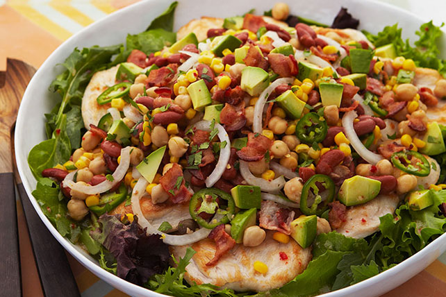 Butterflied Chicken Breast and Beans Salad