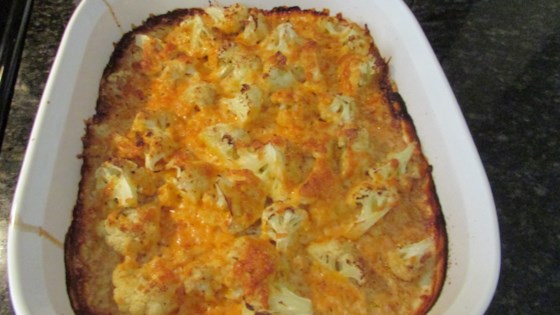 "These Aren't Potatoes?" Garlic Cauliflower Au Gratin