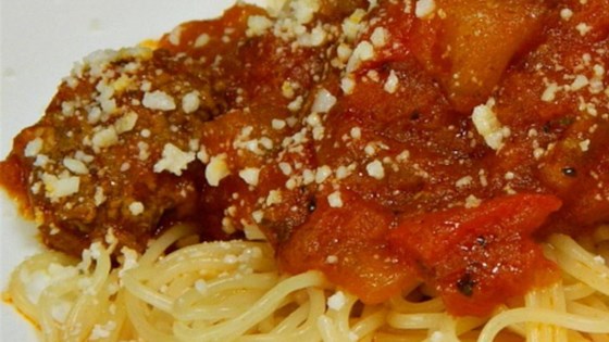 Jeanne's Slow Cooker Spaghetti Sauce