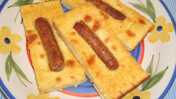 Baked Pancakes with Sausages