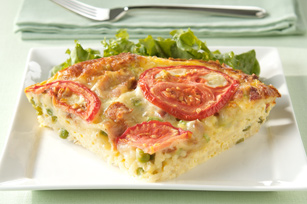 Zesty Spaghetti Frittata