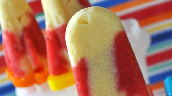 Strawberry Shortcake Ice Pops