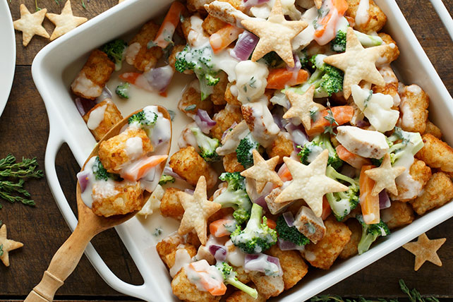 Chicken and TATER TOTS®  Pot Pie