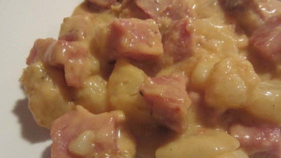 Leftover Ham -n- Potato Casserole