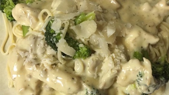 Broccoli Chicken Fettuccini Alfredo