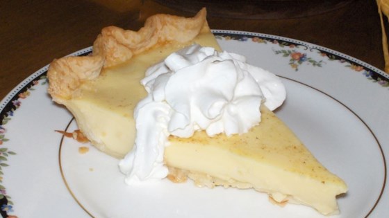 Grandma's Egg Custard Pie